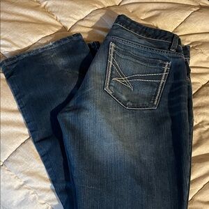9L!!! Cruel Girl Dark Blue Boot Cut Jeans